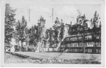 Brant Military Hospital, Burlington, Ont. -- Exterior, viewed from rear (?); postmarked September 7, 1918