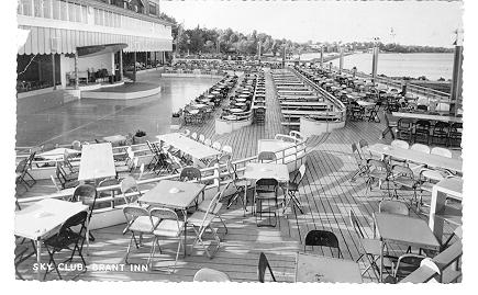 Sky Club -- Brant Inn -- Exterior, east side