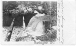 Hager Ave. Creek [Waterfall] -- hand-written caption; postmarked March 25, 1907