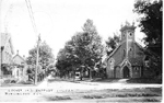 Locust St. & Baptist Church, Burlington, Ont.; postmarked August 25, 1918