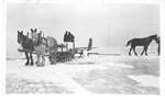 Ice Harvest, Hamilton Bay: Loading Sleigh