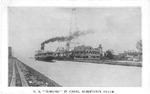 S.S. "Turbina" in Canal, Burlington Beach.