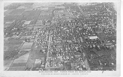 Burlington, Ont., Taken from an Aeroplane -- 5