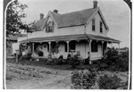Bell family in front of their residence on Maple Avenue, now 1006 Plains Road East, 1902