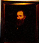 Portrait of an unidentified man by Delos C. [Cline] Bell,