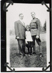 Ellis Hughes Cleaver, Ivan Cleaver, E. Hughes Cleaver Jr. in uniform,  ca 1917
