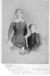 Misses Edith and Sarah Allen, ca 1889