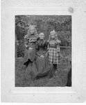 Fisher Family --Mrs George Webster & granddaughters Florence & Isabelle, ca 1896