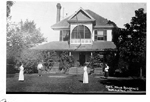 Charles Mills Summer Residence, "Thayendanegea", northeast corner of Water Street and Brant Avenue (now Lakeshore Road and Brock Street), ca 1910