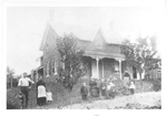 The Prudham Homestead with three generations of the family, 1024 Britannia Road or 5789 Town Line Road West, ca 1888