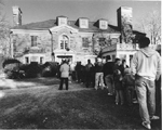 Burlington citizens queuing up to see the McNichol "Shore Acres" mansion, 4252 Lakeshore Road, 1991