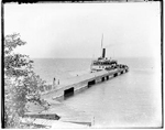 Passenger boat disembarking at the Burlington Bay Canal
