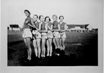 Winning novelty relay team from Burlington High School, County Field Day, Oakville, 1932