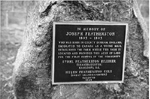 Memorial Plaque to Joseph Featherston, Lowville Park, 1988