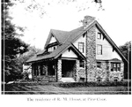 The Hoose bungalow, now 3077 Lakeshore Road, 1912