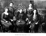 Mrs. John Ira Flatt (née Rachael Cummins) and her daughters