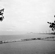 Burlington Waterfront -- View of Skyway Bridge