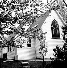 St. Luke's Church -- view of rear of church