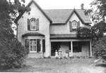 Gallagher Family -- The Gallagher residence: Mrs. Gallagher with Helen, Jean, Mary and Anne