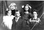 Hopcott Family -- (L-R): Doris, Douglas, James , Elsie and Mary