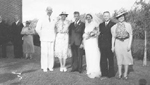 Mann Family -- Wedding of Gertrude Mann and Bert Gowland