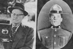 Hayward Family -- Bill Hayward in 1960s (left) and at turn of century as Northwest Mounted Policeman in Yukon