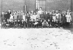 Two-Room Red Brick School, Junior Room -- Teacher, Miss Myrtle Traynor (Mrs. Sam Read), 1909-1910