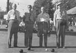 Aldershot Bowling Club -- W.H. Scheer, A. McCay, H. Stevenson, W. Corp; taken at Roselawn