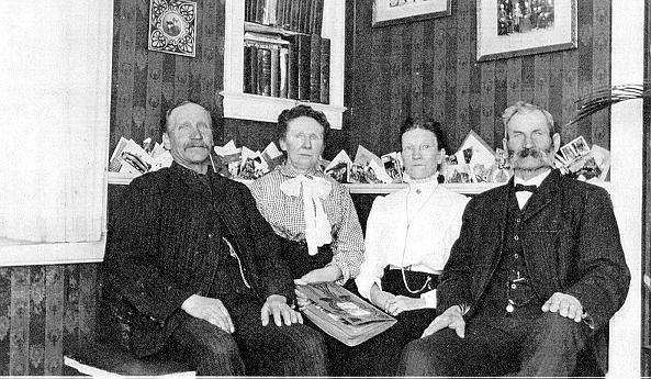 John Dudley Williamson -- His father, mother, uncle David Williamson (1844-1931) and aunt Elizabeth Wilds.