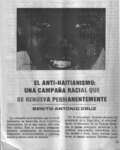 El Anti-Haitianismo: Una Campaña Racial Que Se Renueva Permanentemente