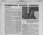 Indigenous People Organize