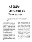 ABORTO: Un derecho de toda mujer