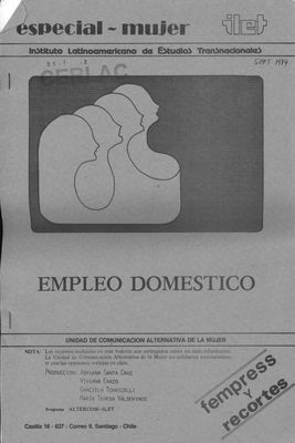 Especial - Mujer: Empleo Domestico