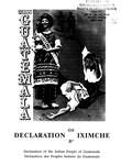 Declaration of Iximché: Declaration of the Indian People of Guatemala