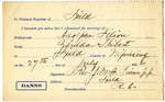 Certificat de mariage de / Marriage certificate of Adolphe Filion & Zérilda Thibert