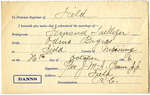 Certificat de mariage de / Marriage certificate of Fernand Taillefer & Odina Bigras