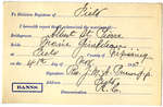 Certificat de mariage de / Marriage certificate of Albert St-Pierre & Marie Giraldeau