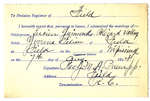 Certificat de mariage de / Marriage certificate of Lucien Guimond & Yvonne Filiere
