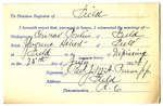 Certificat de mariage de / Marriage certificate of Conrad Poulin & Yvonne Hébert