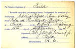 Certificat de mariage de / Marriage certificate of Adoria Pigeau & Rolande Rémillard