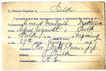 Certificat de mariage de / Marriage certificate of Armand Montreuil & Agnes Legault