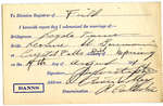 Certificat de mariage de / Marriage certificate of Laysla Turre & Léonne St-Germain