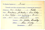 Certificat de mariage de / Marriage certificate of Noël Aubin & Constance St-Martin