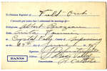 Certificat de mariage de / Marriage certificate of Albert Brazeau & Anita Fournier