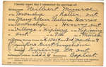 Certificat de mariage de / Marriage certificate of Wilbert Munroe & Mary Ellen Thelma Harris