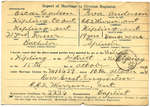 Certificat de mariage de / Marriage certificate of Oscar Carlson & Eva Anderson