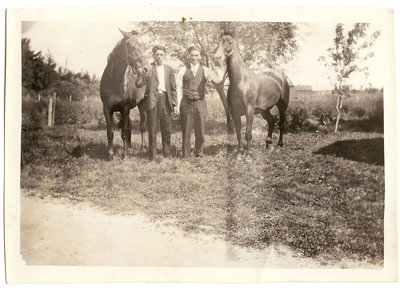 Un homme inconnu et Joseph Joly / An unknown man and Joseph Joly