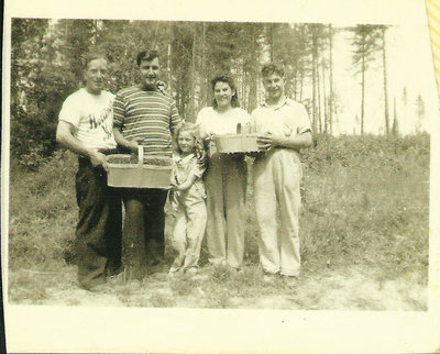 Émile Philippe, Omer & Cécile Seguin, Lucien Philippe & inconnu