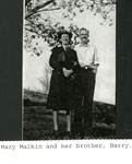 Mary Malkin and her brother Harry
