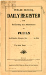 Township of Christie School Register. School Section Number 2, 1907